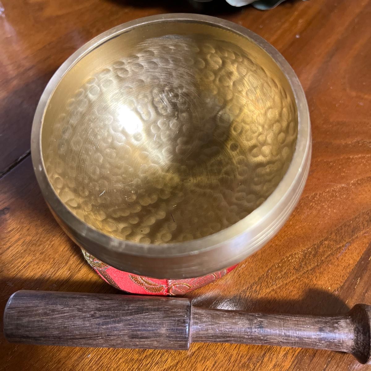 直径約8cm ハンドメイド シンキングボール(シンキングボウル チベタンボウル) 瞑想する音 神秘の鐘 リラクゼーション