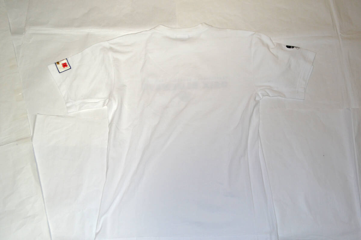 722　オリックス ブルーウェーブ　応援隊ワッペン付きTシャツ　ホワイト　Lサイズ_画像6