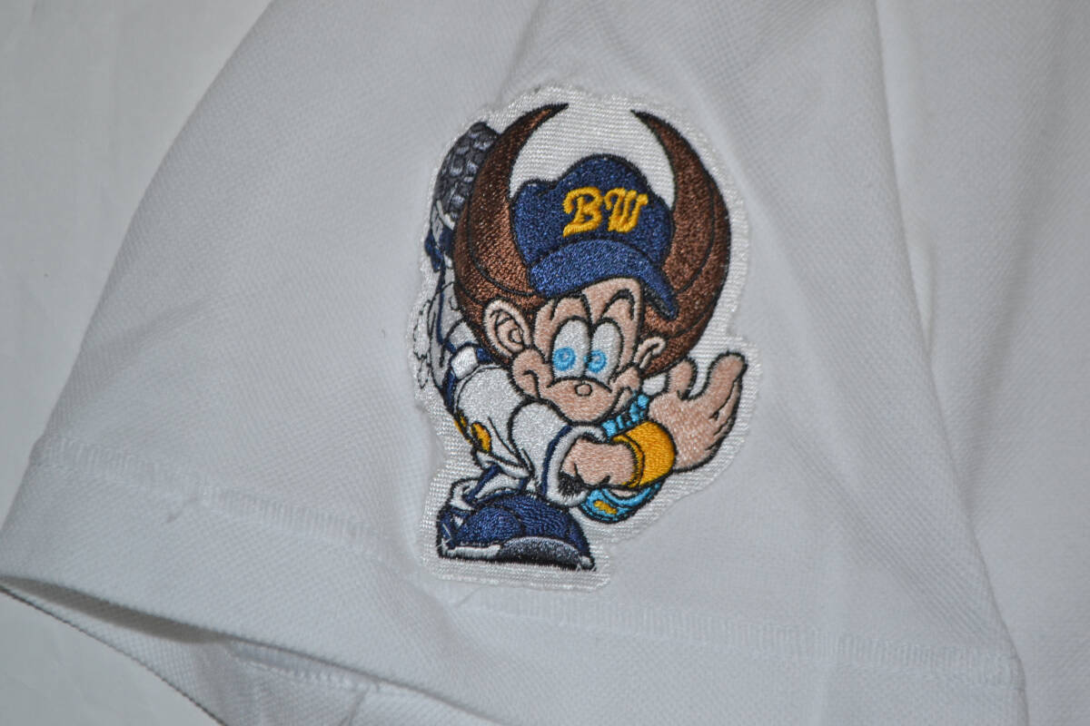 722　オリックス ブルーウェーブ　応援隊ワッペン付きTシャツ　ホワイト　Lサイズ_画像4