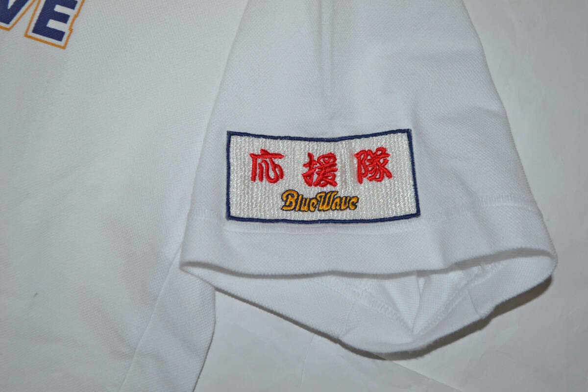 722　オリックス ブルーウェーブ　応援隊ワッペン付きTシャツ　ホワイト　Lサイズ_画像3