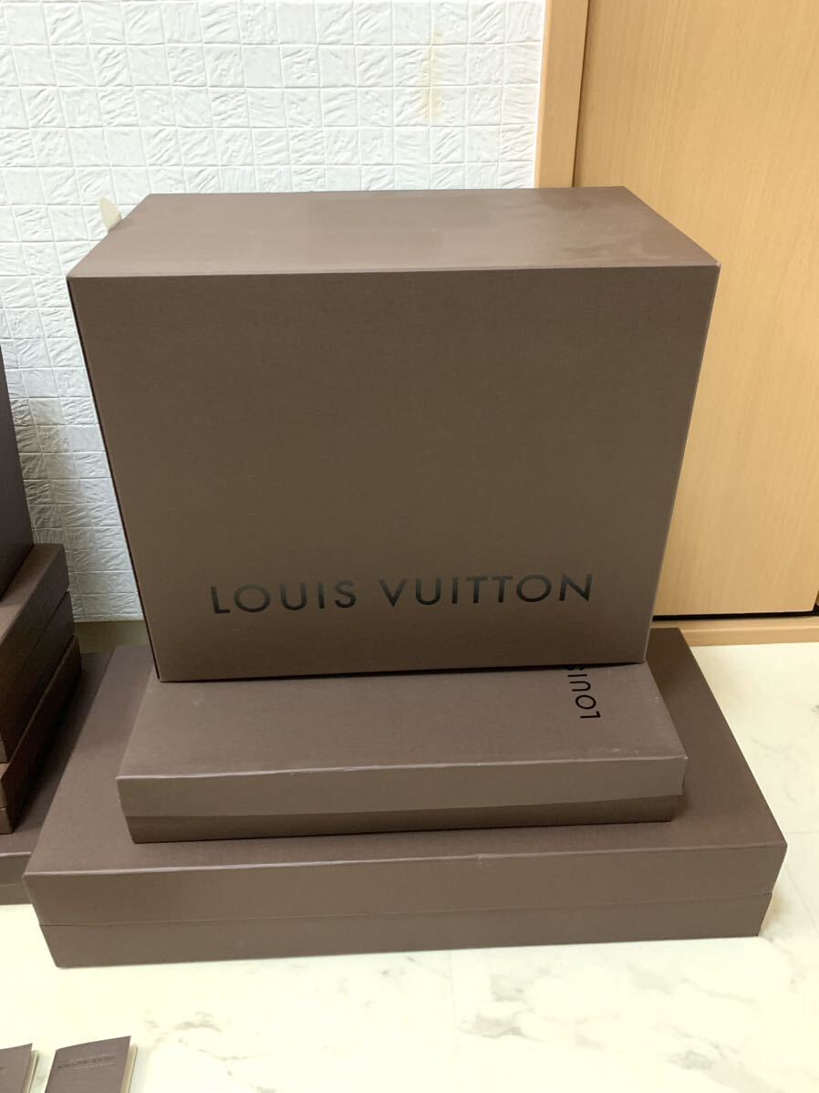 ルイヴィトン 空箱 まとめ11箱 バッグ向け 引き出し箱 被せ箱 LOUIS VUITTON 付属品 コレクター 業者様向け ボックス 空き箱_画像4