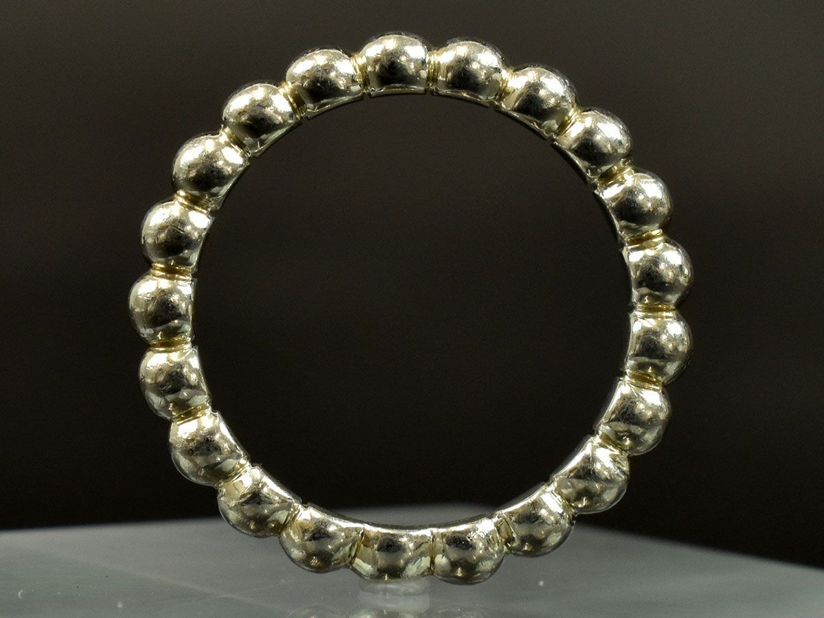 171787〇美品 Tiffany&co ティファニー ハードウェア ボール リング 指輪 10号 Sv925 スターリング シルバー アクセサリー/ E_画像3