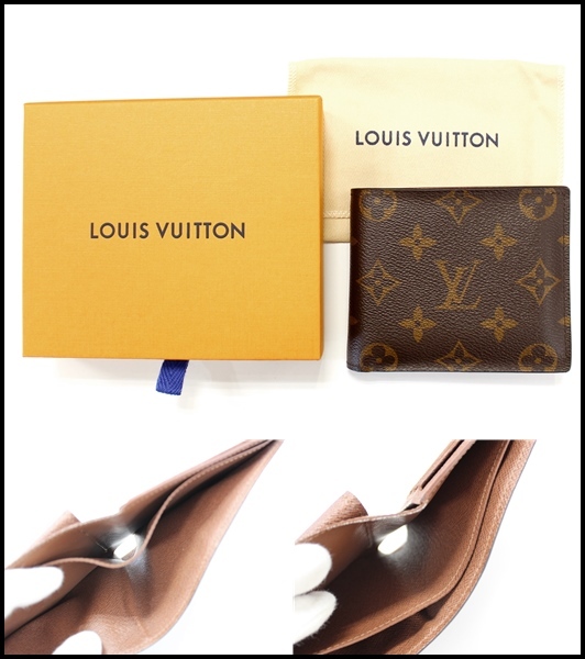 M62288 ポルトフォイユ・マルコ NM RFIDタグ モノグラム 二つ折り財布 ルイヴィトン Louis Vuitton _画像10