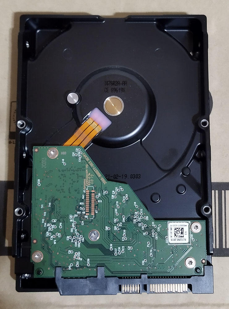 6TB HDD WD60EZAZ Western Digital SATA ウエスタンデジタル_画像2