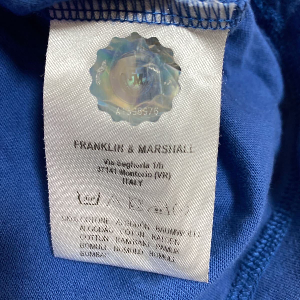 t57 FRANKLIN&MARSHALL 半袖Tシャツ サイズM表記 トルコ製_画像5