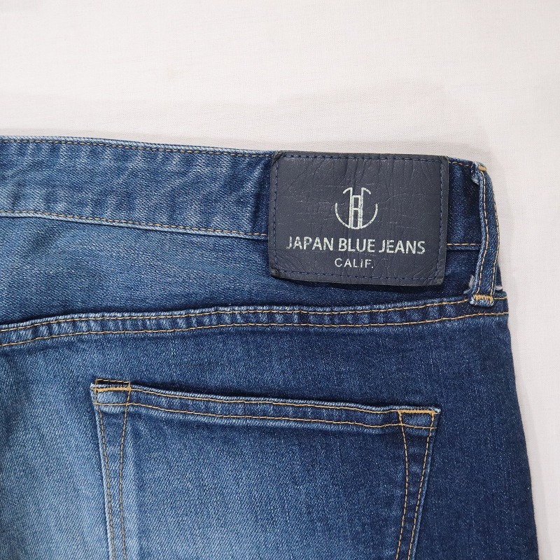 大きいサイズ JAPAN BLUE JEANS ジャパンブルージーンズ イージーデニムパンツ カリフ メルローズ 濃紺ストレッチジーンズ 日本製 XLサイズ_画像8