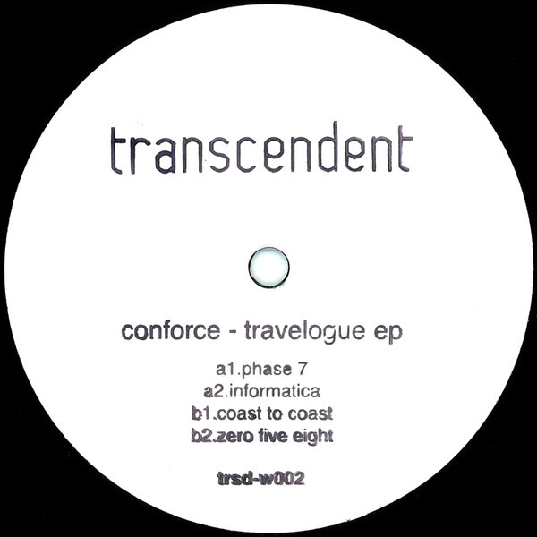 [Techno, Minimal, Acid] 12'' / Conforce - Travelogue EP / Transcendent TRSD-W002 / '15の画像1