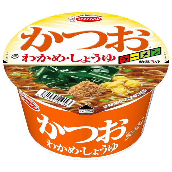 【訳あり】【12食】エースコック　わかめラーメン　かつお　しょうゆ　7g×12個 / 1箱 ラーメン　カップ麺　カップラーメン　即席麺_画像3