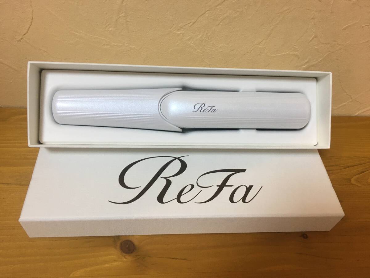 新品 未使用 ReFa リファビューテック フィンガーアイロン ホワイト コードレスの画像1