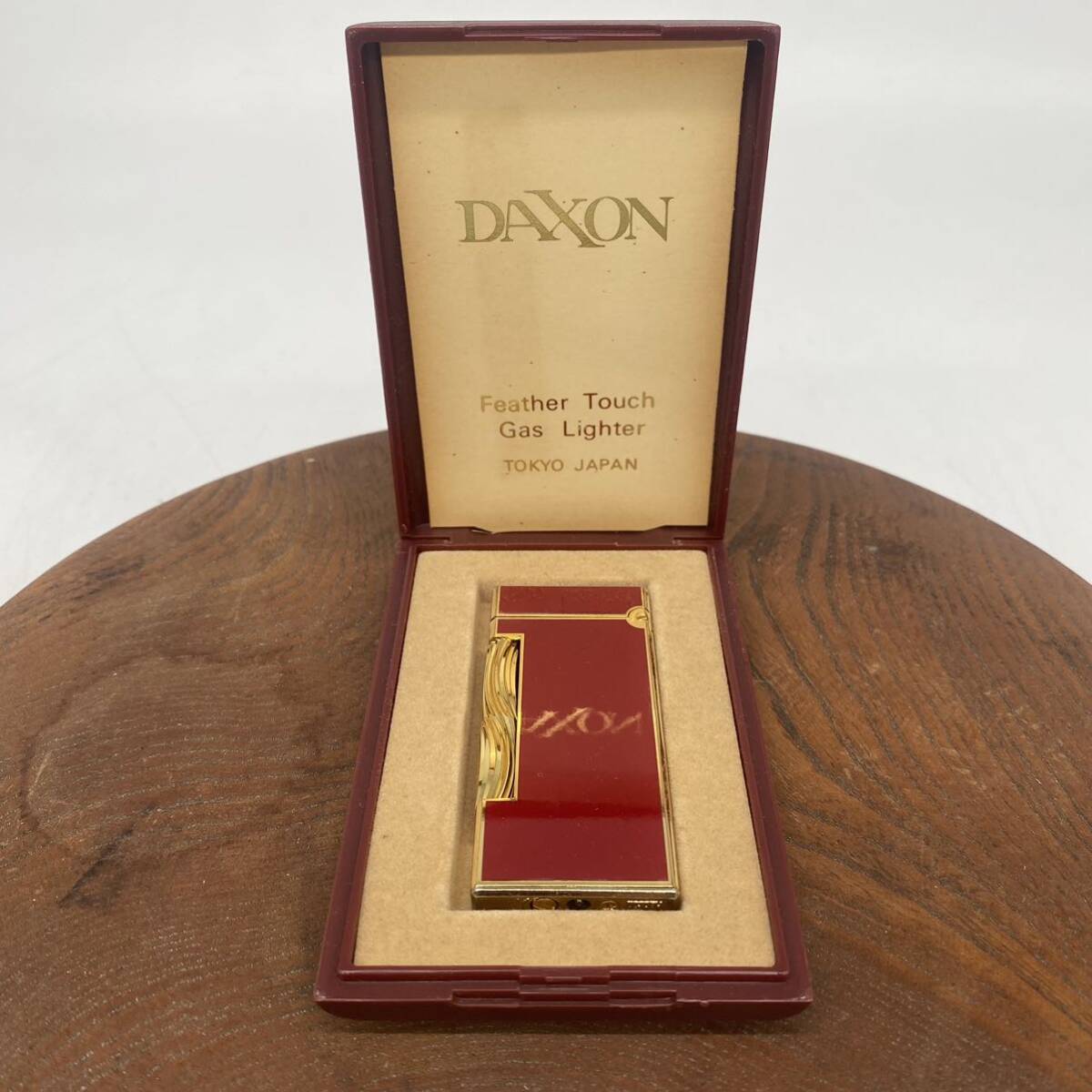 DAXON ライター ガスライター Hadson 日本製 喫煙具 喫煙グッズ feather touch gas lighter ( デュポン ダンヒル ゴールド 都彭 YO3C12_画像1