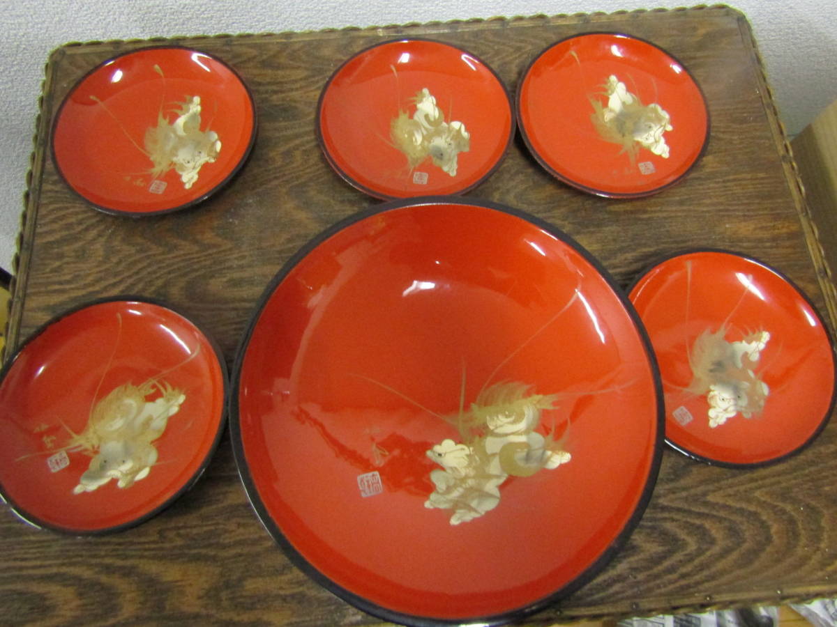 好評 漆塗菓子器(か522) 菓子器、喰籠