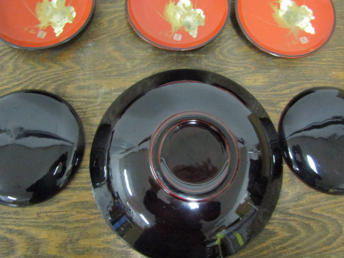 【代引可】 漆塗菓子器(か522) 菓子器、喰籠