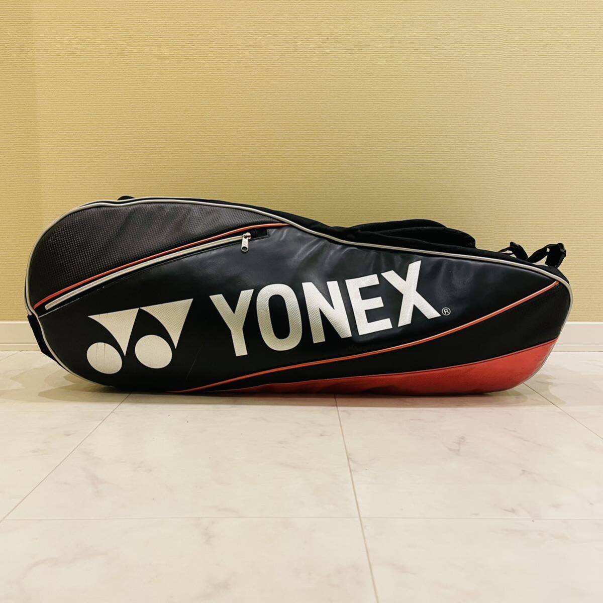 YONEX racket bag Yonex black orange Pro series 