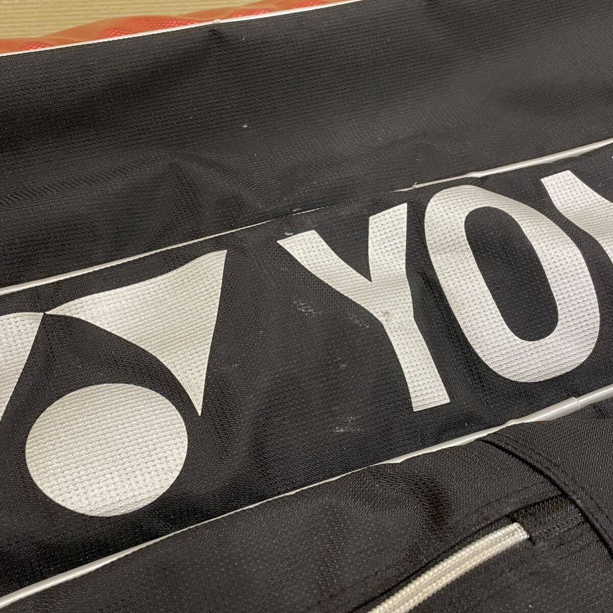 YONEX racket bag Yonex black orange Pro series 