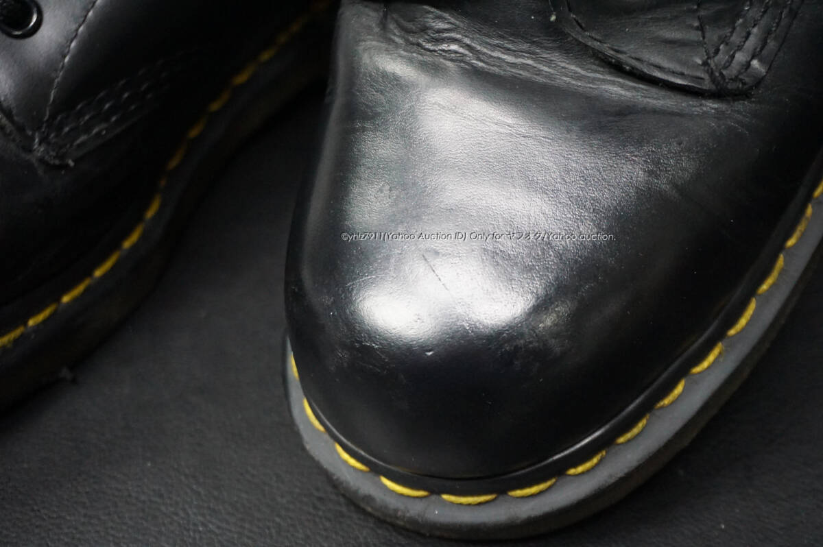 Dr.Martens スチールトゥ 14ホールブーツ UK6/25cm レザー ロングブーツ ドクターマーチン FINE HAIRCELL BOOT ロック パンク_画像7