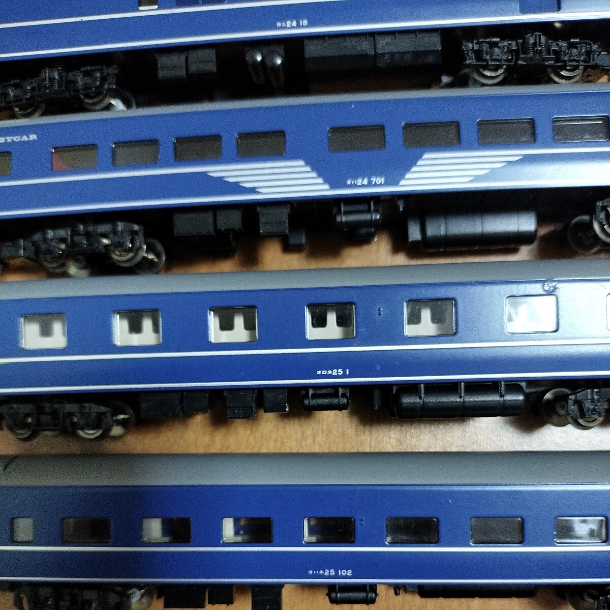 【中古品 現状渡し】⑤TOMIX トミックス ブルートレイン 客車 4両   鉄道模型 Nゲージ 国鉄 JRの画像9
