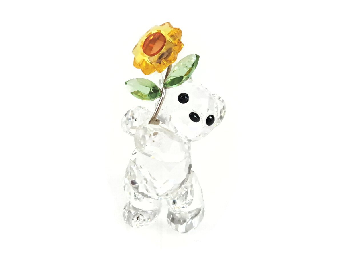 スワロフスキー　SWAROVSKI　Kris Bear A Sunflower for You　クリスベア　ひまわり　オブジェ　置物　YZ-453