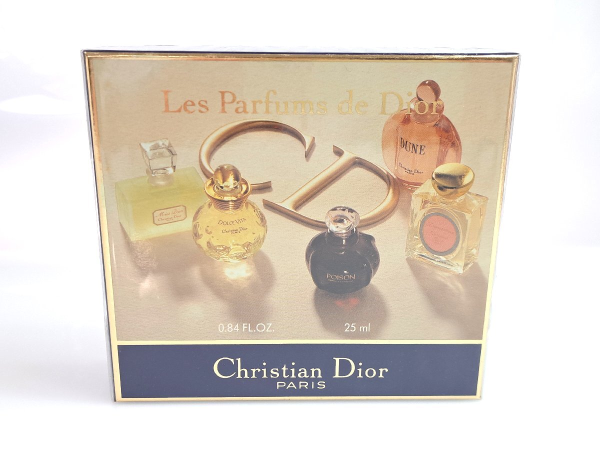 未使用　フィルム未開封　クリスチャン・ディオール　Christian Dior　Les Parfums de Dior　ミニボトル　5ml×5本セット　YK-6002_画像1