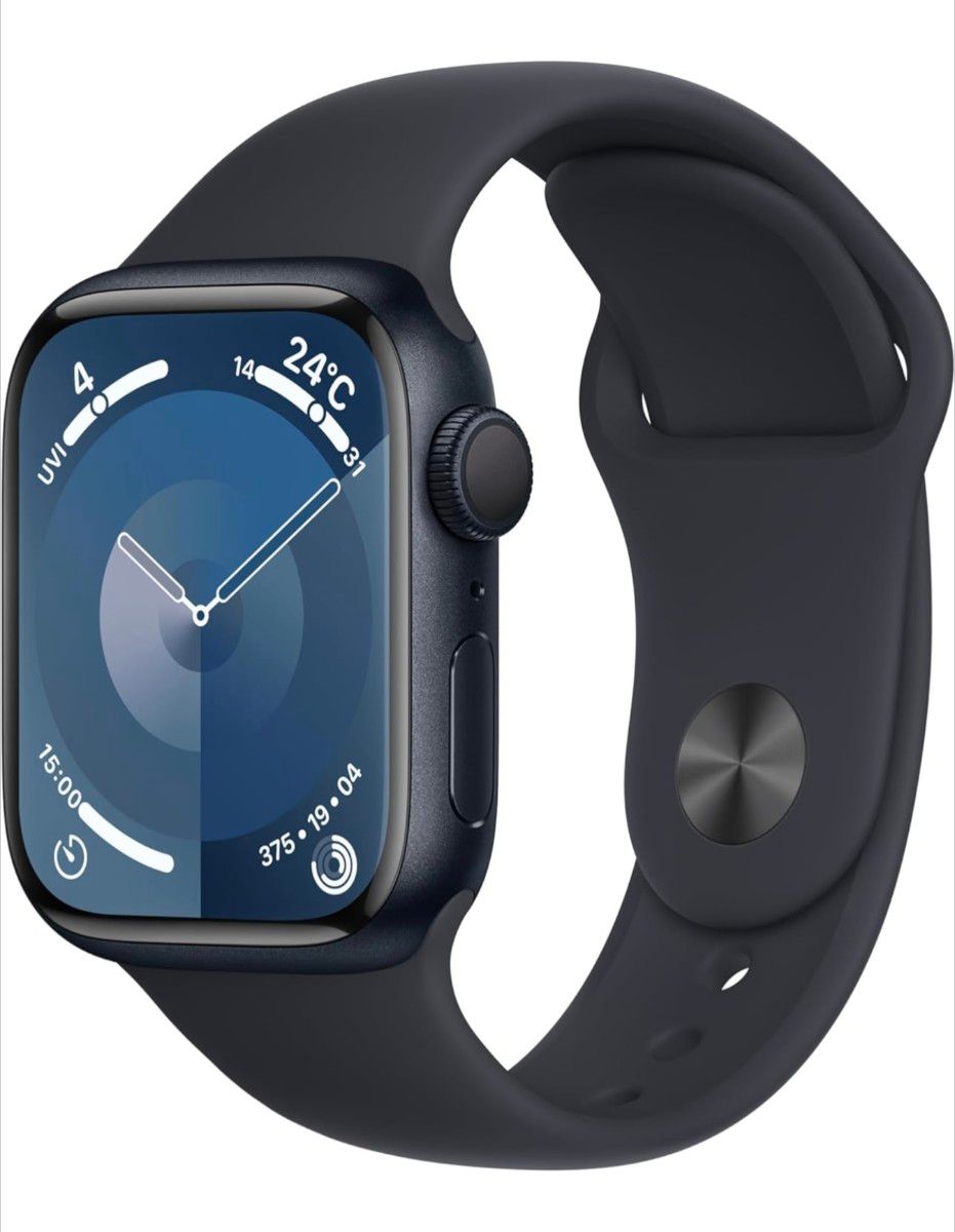 新品未開封 Apple Watch Series 9 41 mm GPS ミッドナイトアルミニウムケース/スポーツバンド M/L