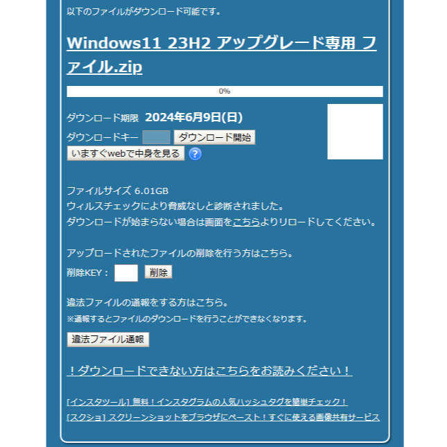 Windows11 最新Ver23H2　アップグレード専用 低年式パソコン対応 (64bit日本語版) アップグレードファイルのお得なダウンロード販売_画像8