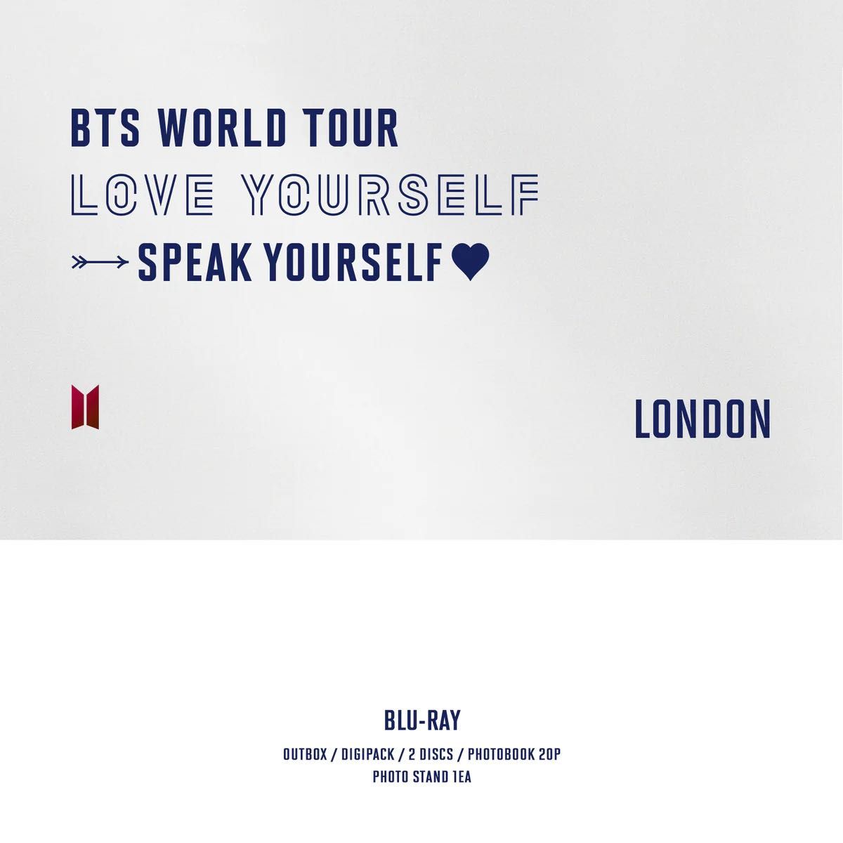 防弾少年団 BTS WORLD TOUR LOVE YOURSELF SPEAK YOURSELF LONDON Blu-ray