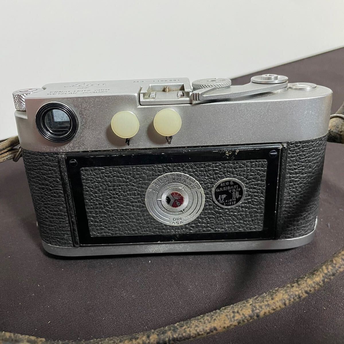 20 Leica M3-1106 691 デジタルカメラ ERNST LEITZ GMBH WETZLAR GERMANY 【送料出品者負担・1円スタート】_画像8