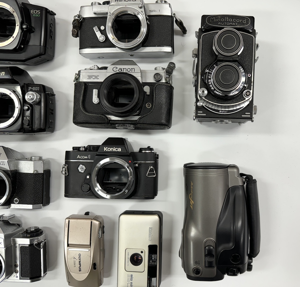 [同梱不可]【24点】Nikon Canon PENTAX 他 フィルムカメラ ボディ ジャンク品 部品取り用 まとめ売り■23279の画像6