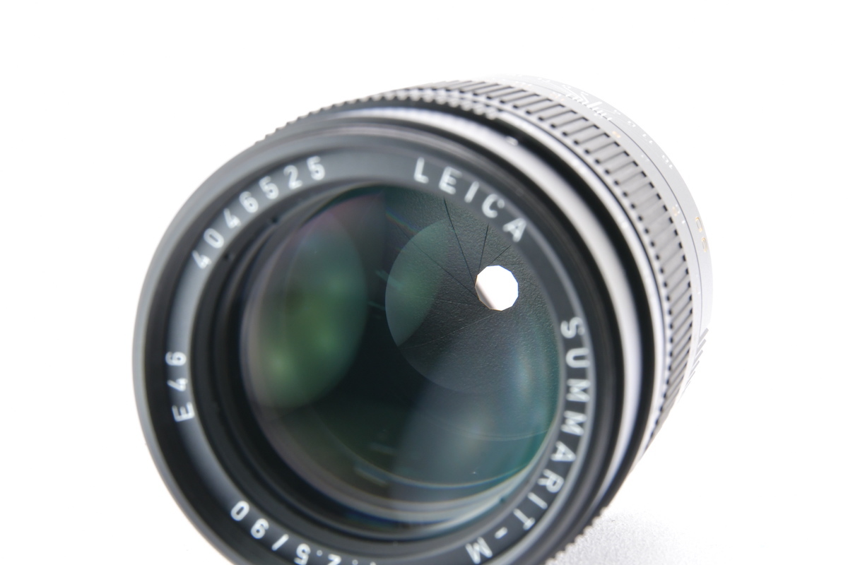 美品 LEICA SUMMARIT-M 90mm F2.5 E46 11646 6bit Mマウント ライカ ズマリット 箱付_画像9