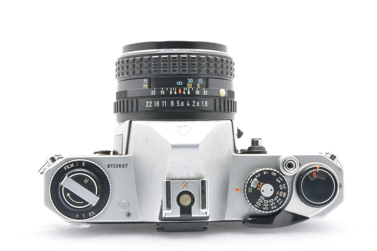 PENTAX KM + 55mm F1.8 + 28mm F3.5 ペンタックス フィルムカメラ 標準 広角 単焦点レンズ_画像4