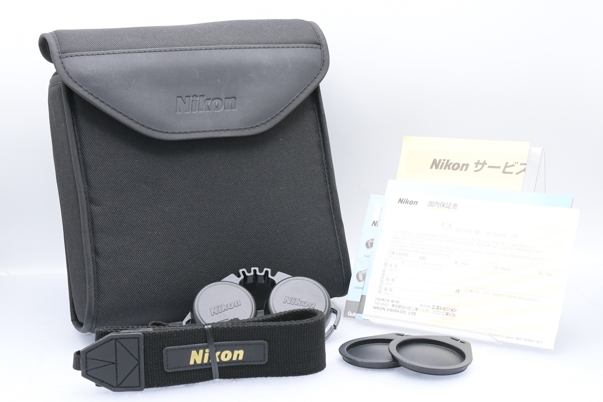 Nikon Action VII 10-22×50 3.8° CF BJ 双眼鏡 ニコン カメラアクセサリー ソフトケース付_画像10