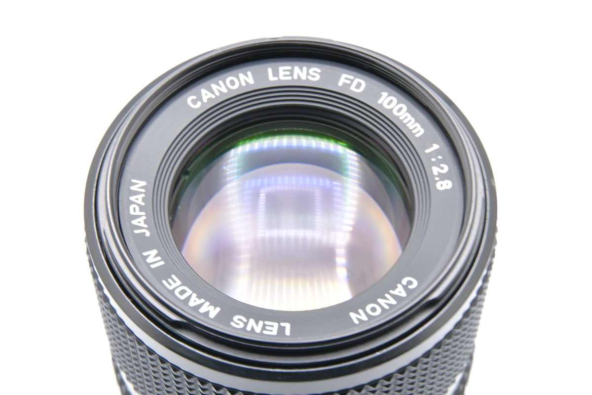 CANON LENS NEW FD 100mm F2.8 FDマウント キヤノン MF一眼用レンズ 中望遠単焦点_画像9
