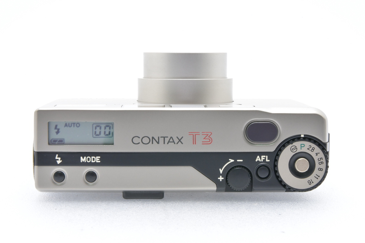 CONTAX T3 前期 コンタックス シングルティース AFコンパクト フィルムカメラ ケース付 ジャンク品の画像4
