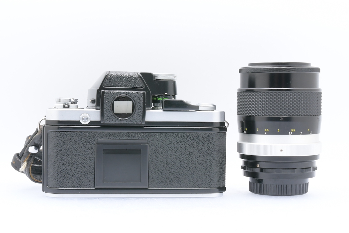 Nikon F2 フォトミック 716万台 + 非AI 50mmF1.4 + 135mmF2.8 ニコン フィルムカメラ ジャンク_画像2