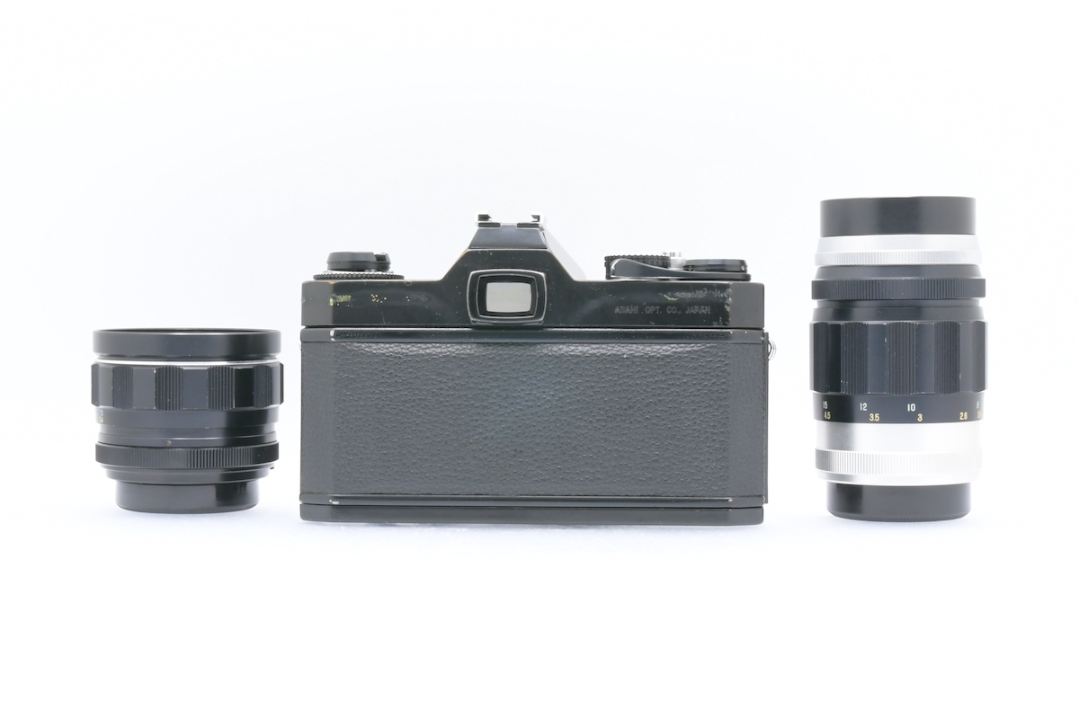 PENTAX SP F + 50mm F1.4 + 28mmF3.5 + 135mmF3.5 ペンタックス フィルムカメラ レンズ_画像2