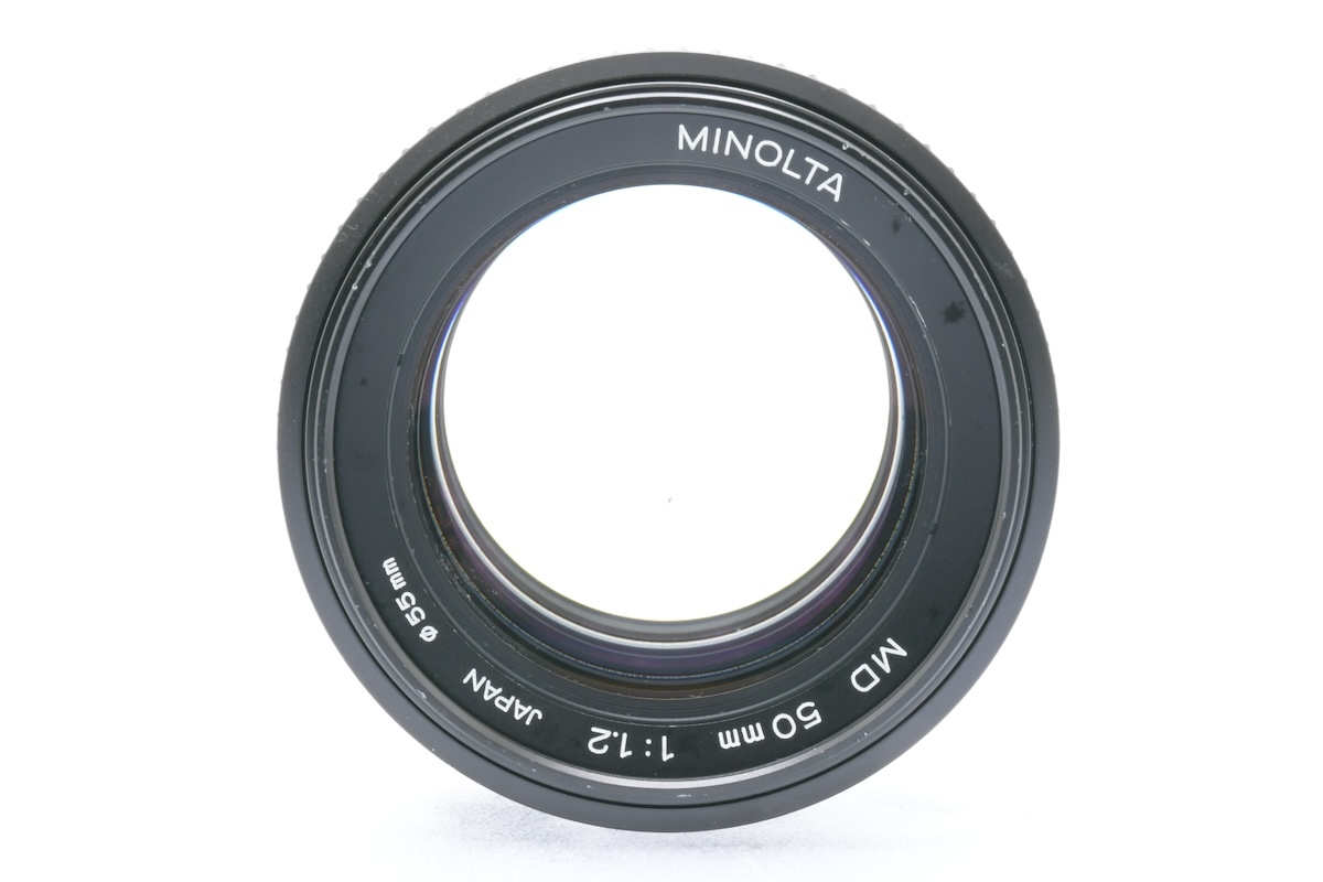 MINOLTA MD 50mm F1.2 MDマウント ミノルタ MF一眼レフ用 標準単焦点レンズ_画像2