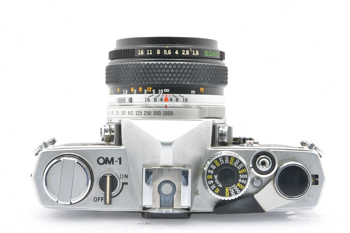 OLYMPUS OM-1 シルバー +OM-SYSTEM 50mm F1.8 +75-150mm F4 オリンパス フィルムカメラ_画像4