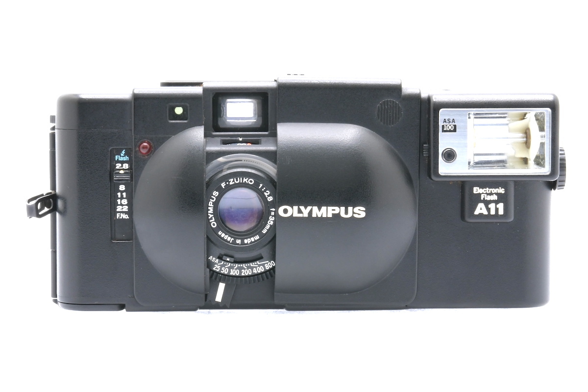 OLYMPUS XA / F.ZUIKO 35mmF2.8 +A11 Olympus film camera MF compact camera junk 