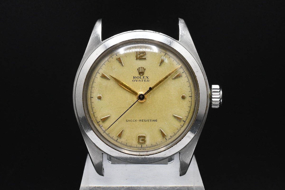 ROLEX OYSTER Ref:6082 Rolex oyster case hand winding white dial 1951 year #23326