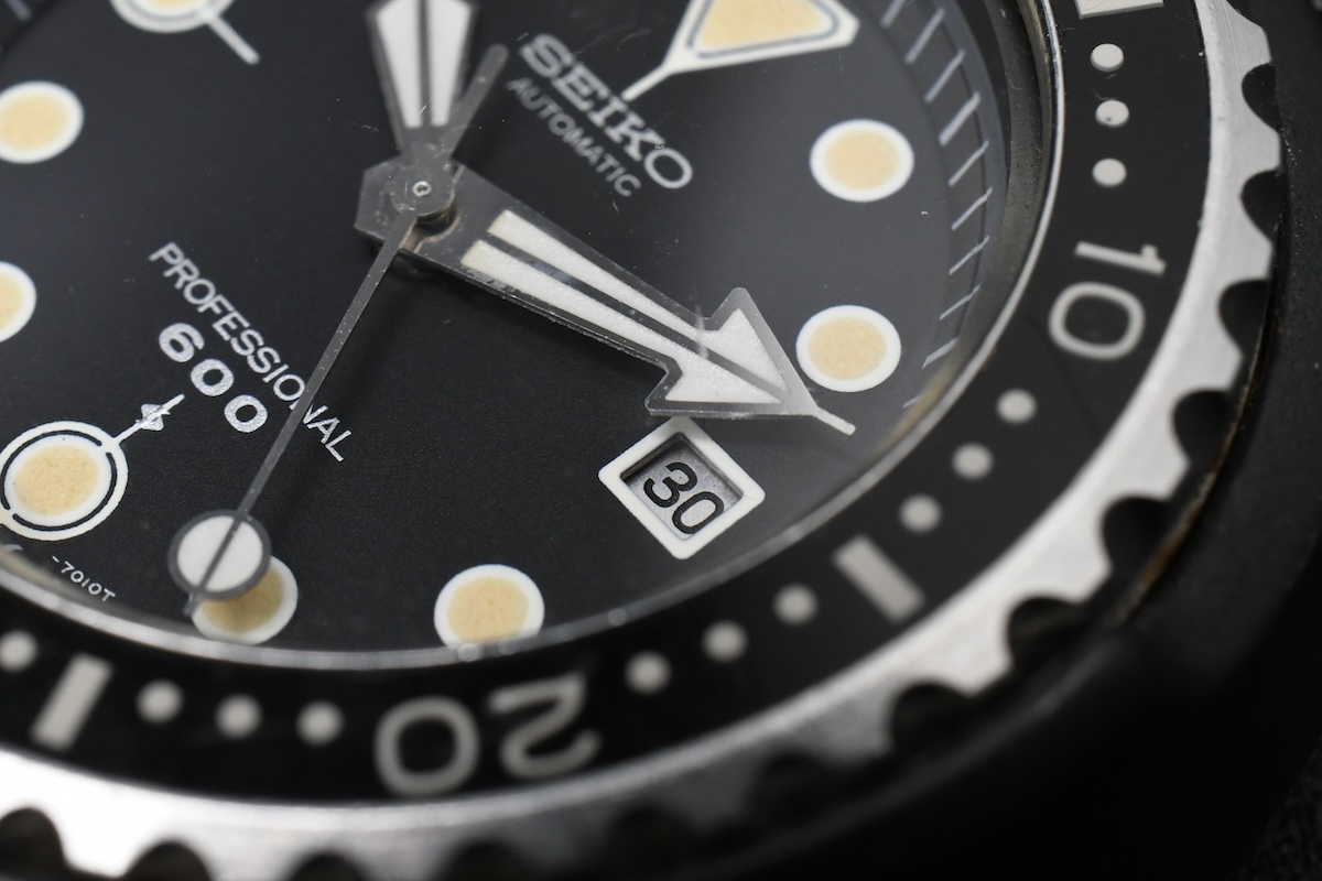 難あり 初期型 SEIKO PROFESSIONAL DIVER Ref：6159-7010 セイコー ダイバーズ チタン ツナ缶の画像9