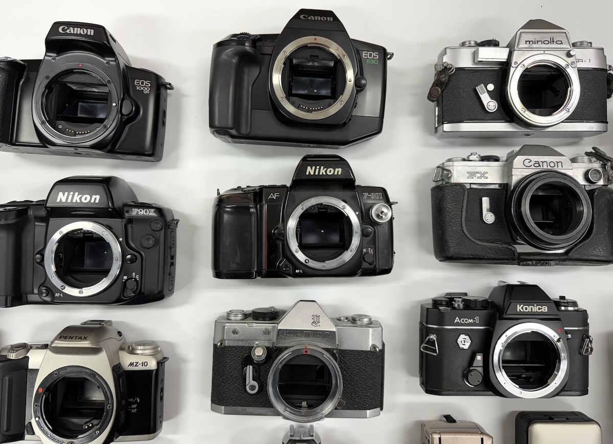 [同梱不可]【24点】Nikon Canon PENTAX 他 フィルムカメラ ボディ ジャンク品 部品取り用 まとめ売り■23279の画像5