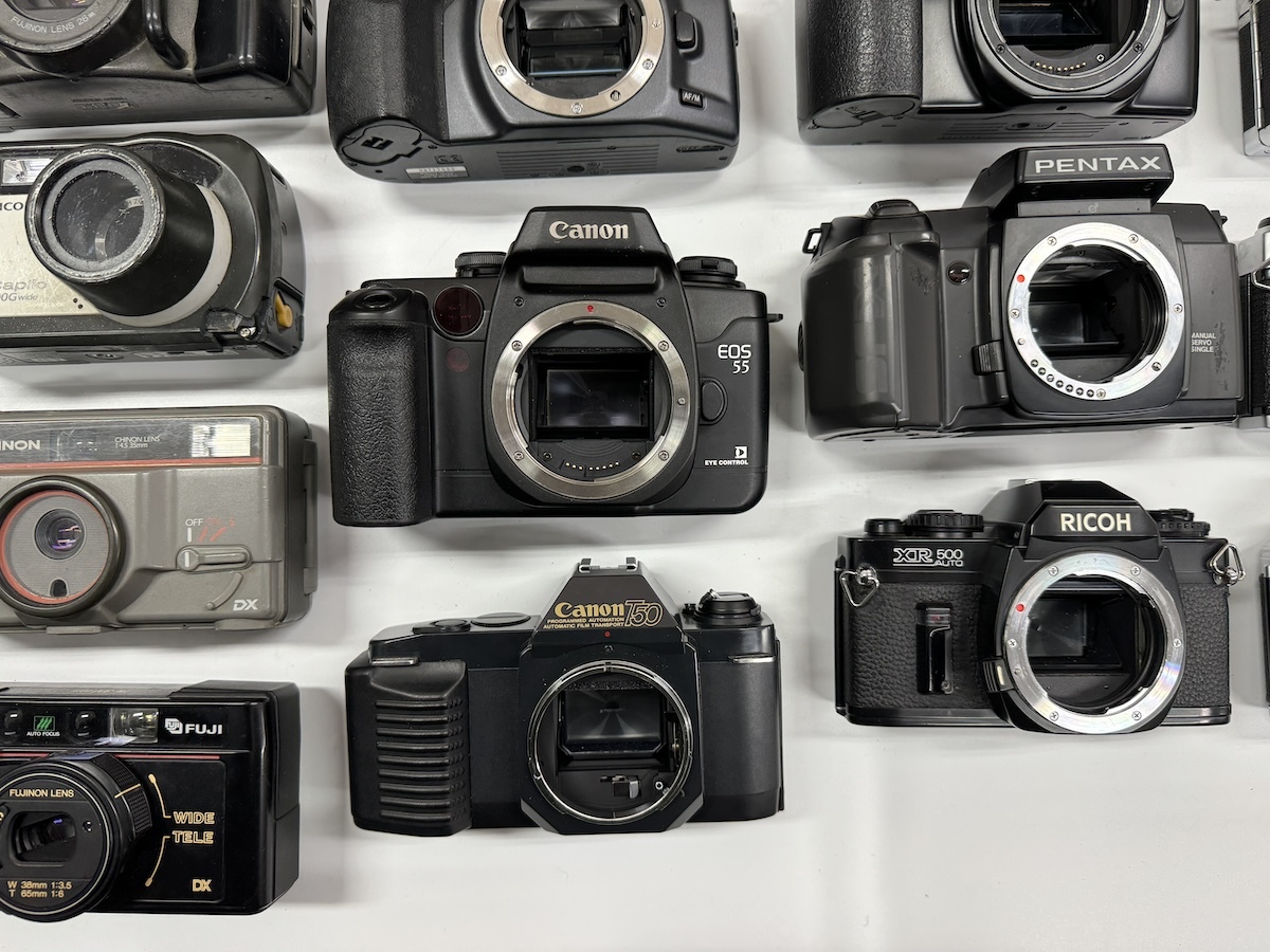 [同梱不可]【25点】Nikon Canon PENTAX 他 フィルムカメラ ボディ ジャンク品 部品取り用 まとめ売りの画像4