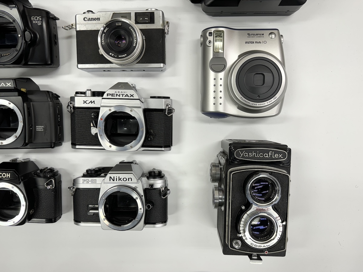 [同梱不可]【25点】Nikon Canon PENTAX 他 フィルムカメラ ボディ ジャンク品 部品取り用 まとめ売りの画像7