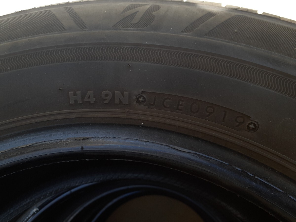 195/65R15 4本 エコピア 2019年 nh100rv ブリヂストンの画像5