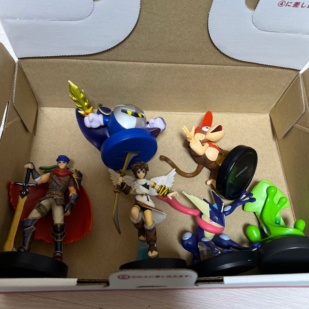 6体セット amiibo アミーボ NVL-001 スマブラ フィギュア 6体セット amiibo アミーボ NVL-001 スマブラ フィギュア