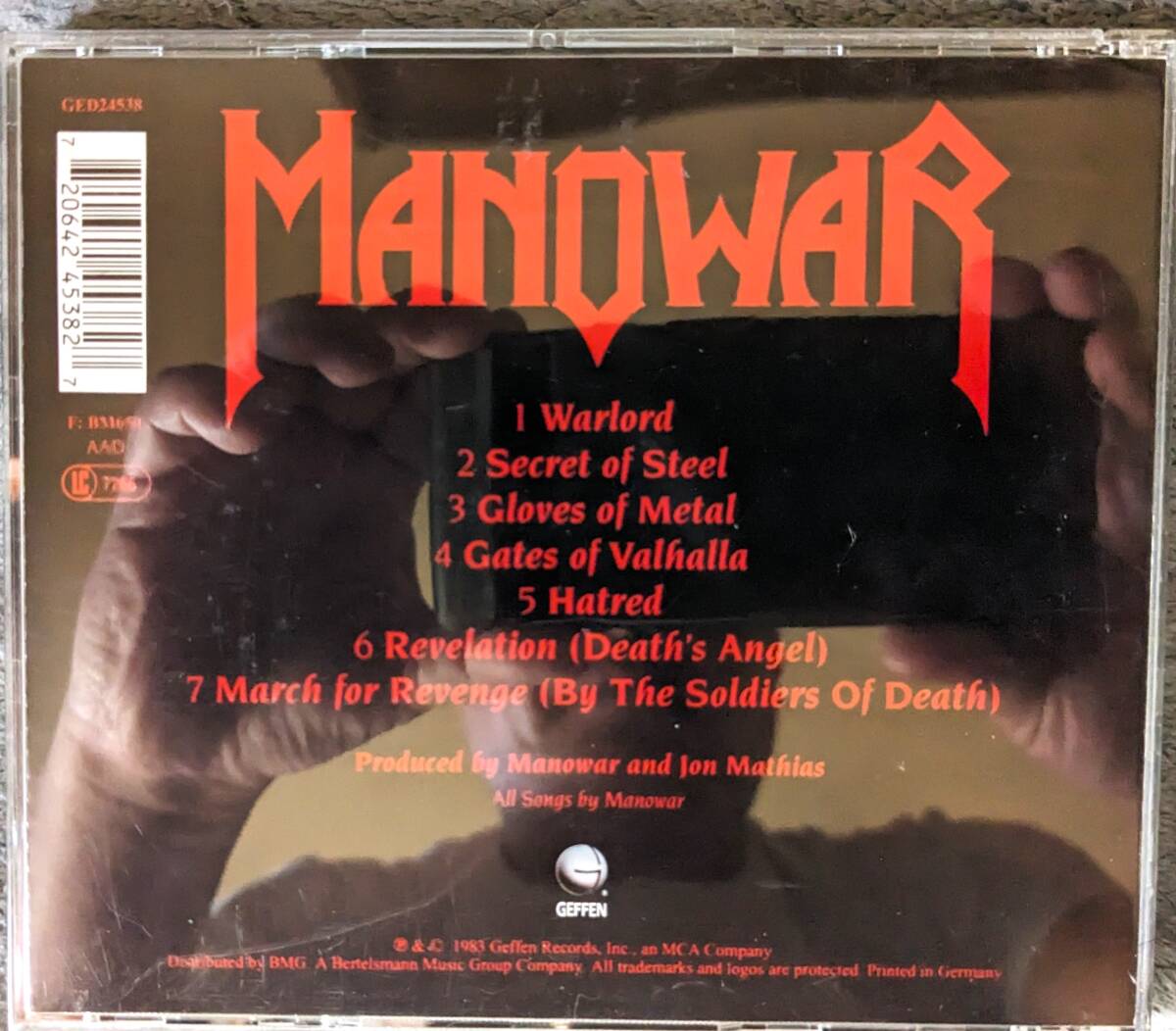【同梱可】Manowar / Into Glory Ride[輸入盤]　リマスター盤_画像2