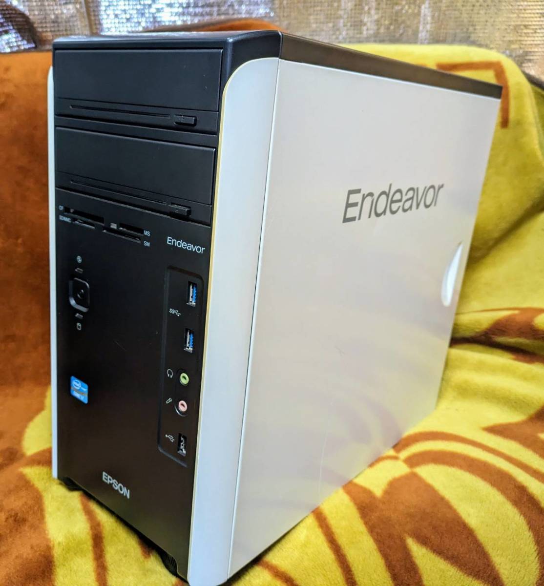 エプソン 27型モニタ付き 高性能 最大5画面出力 株FX最強パソコン WiFi Win11 MSOffice365 i7-3770 3.4GHz8スレッド RAM8GB SSD500GB GT640の画像2