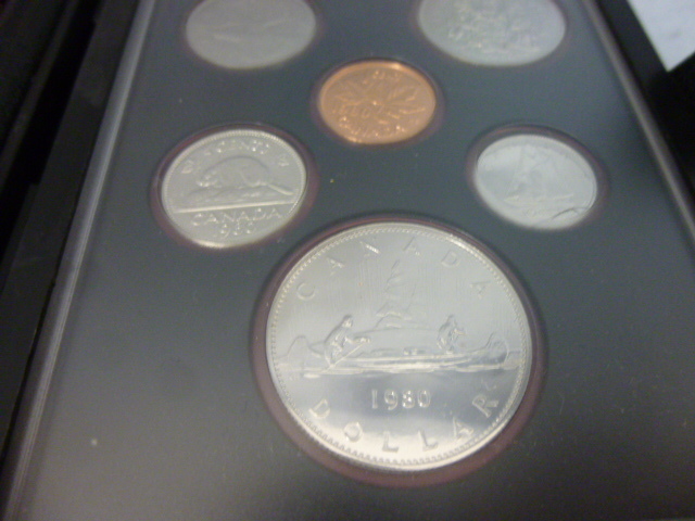 【MT17677】1980年 Royal Canadian Mint カナダ ロイヤルカナディアンミント プルーフコインセット 記念硬貨 外国貨幣_画像5