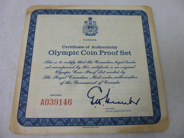 【M38958】カナダ モントリオールオリンピック 1975年 記念銀貨 10ドル 5ドル 4枚セット ケース付_画像7