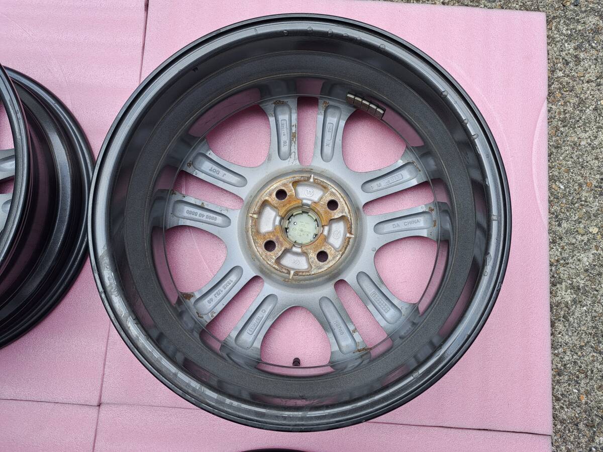 【良品】 マツダ DJ デミオ 純正 16×5.5J +40 4H100  ハブ径54mm 4本セット MAZDA2 ベリーサ NB ND ロードスター 流用 ノーマル戻しに！の画像8