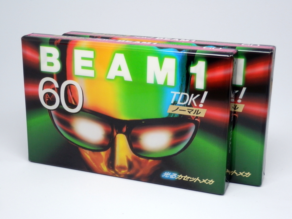 未使用カセットテープ　TDK BEAM1 60 × 2本　BM1-60・ノーマルポジション・Made in Japan_画像4